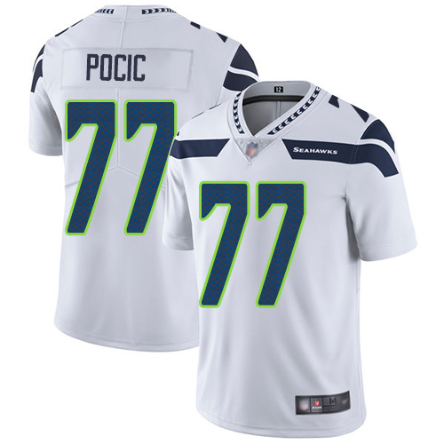 Seattle Seahawks Limited White Men Ethan Pocic Road Jersey NFL Football #77 Vapor Untouchable->youth nfl jersey->Youth Jersey